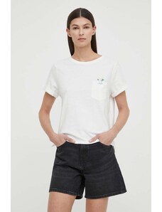 Levi's t-shirt in cotone donna colore bianco