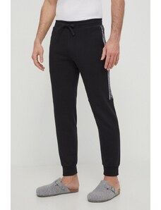 Emporio Armani Underwear pantaloni lounge colore nero con applicazione 112082 4R571