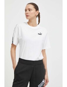 Puma t-shirt in cotone donna colore bianco 675994