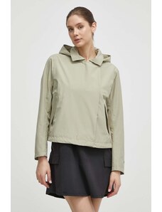 Helly Hansen giacca impermeabile T2 donna colore verde 53934