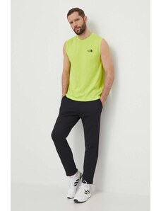 The North Face t-shirt uomo colore verde NF0A87R3RIQ1