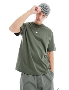 ASOS DESIGN - T-shirt oversize verdi-Verde