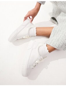 Timberland - Laurel - Sneakers stile tennis triplo bianco