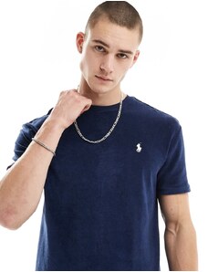 Polo Ralph Lauren - Icon - T-shirt leggera in spugna di cotone blu navy con logo