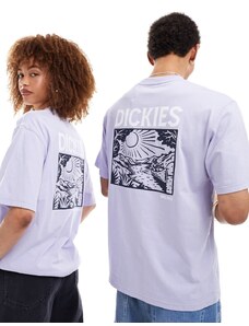 Dickies - Patrick Springs - T-shirt lilla con stampa sul retro-Viola