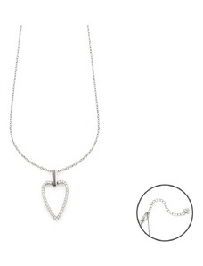 Collana donna gioielli 4US Cesare Paciotti4 ucl5775w pendente cuore in argento