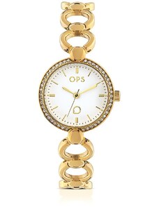 Orologio accessorio donna in acciaio dorato Ops Objects Classic Chain OPSPW-967