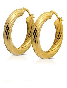 Orecchini in acciaio dorato donna gioielli Ops Objects Fancy opsor-780