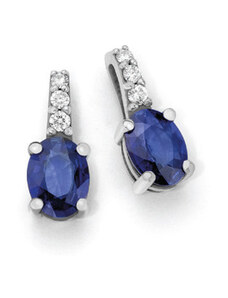 Donnaoro elements Orecchini in oro e Diamanti con zaffiri blu collezione luce 159 linea iride– Donnaoro dhoz9736.007