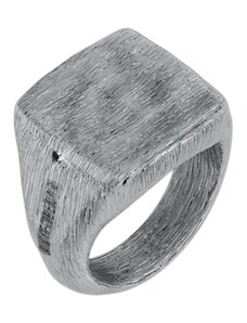 Bikkembergs anello uomo hammer in acciaio e diamanti ct. har01wv