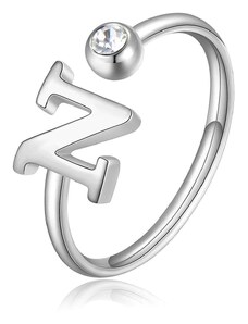 anello donna gioielli Sagapò Click lettera N sck185