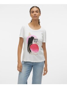 Vero Moda T-Shirt Islana Cotone Biologico Donna