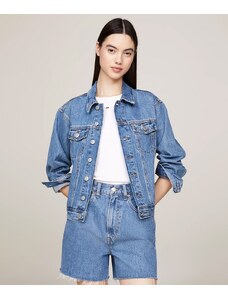 Tommy Jeans Giacca Trucker Mom Classic Fit in Denim Donna