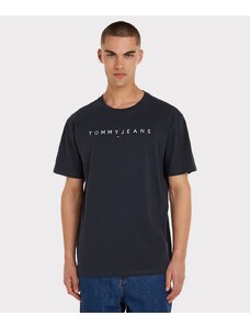 Tommy Jeans T-shirt TGM REG Linear Logo Navy Blazer Uomo