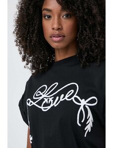 Pinko t-shirt in cotone donna colore nero 103138 A1XD