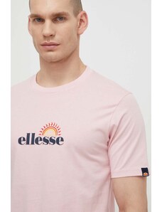 Ellesse t-shirt in cotone Trea T-Shirt uomo colore rosa SHV20126