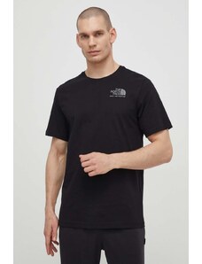 The North Face t-shirt in cotone uomo colore nero NF0A87EWJK31