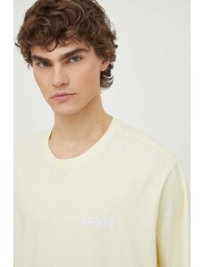 Levi's t-shirt in cotone uomo colore giallo