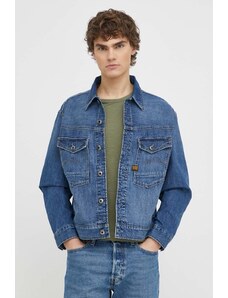 G-Star Raw giacca di jeans uomo colore blu