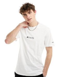 Columbia In esclusiva per ASOS - CSC - T-shirt basic con logo bianca-Bianco