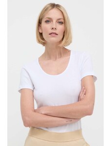 HUGO t-shirt pacco da 2 donna colore bianco
