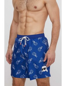 Karl Lagerfeld pantaloncini da bagno colore blu navy