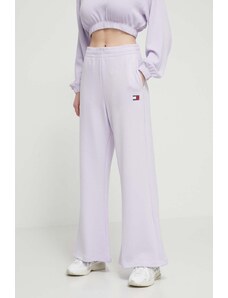 Tommy Jeans joggers colore violetto