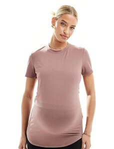 Nike Training Maternity - One - T-shirt malva-Marrone