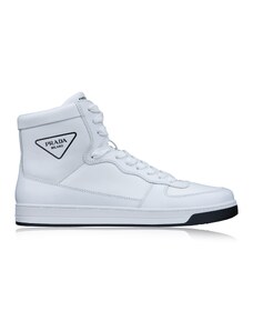 PRADA 2TG179 2OGQ F0009 Sneakers-UK 7.5 Bianco Pelle, Gomma