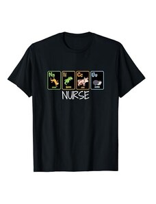ER Nurse Nursing Designs Nicu Infermiera Carino Animali Infermiera Maglietta