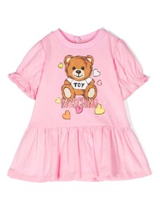 MOSCHINO KIDS Abito rosa Teddy Bear neonata