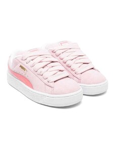 PUMA KIDS Sneakers rosa in camoscio
