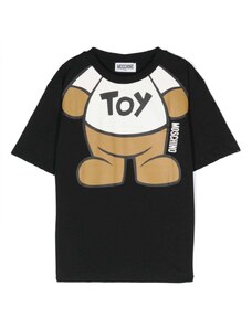 MOSCHINO KIDS T-shirt nera Teddy Bear Toy