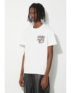 Kenzo t-shirt in cotone Gots Tiger Varsity Slim T-Shirt uomo colore bianco con applicazione FE55TS1864SG.02
