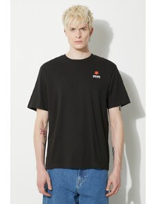Kenzo t-shirt in cotone Boke Crest uomo colore nero con applicazione FC65TS4124SG.99J