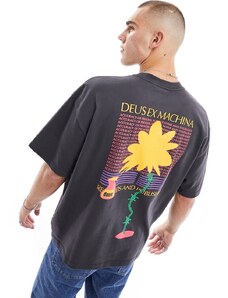 Deus Ex Machina - T-shirt nera con stampa Breeze-Nero