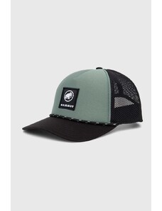 Mammut berretto da baseball Crag Logo colore verde con applicazione