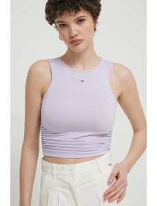 Tommy Jeans top colore violetto
