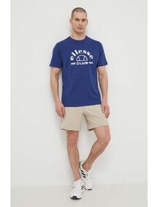 Ellesse t-shirt in cotone Club T-Shirt uomo colore blu navy SHV20259