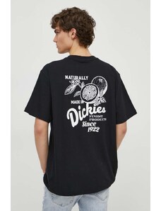 Dickies t-shirt in cotone RAVEN TEE SS uomo colore nero DK0A4YYM