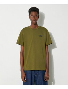 The North Face T-shirt Simple Dome Verde Uomo