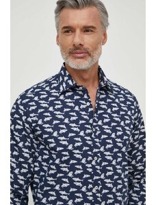 Paul&Shark camicia in cotone uomo colore blu navy 24413017CF
