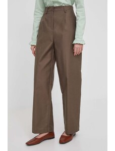 Dkny pantaloni donna colore marrone D2A4K022