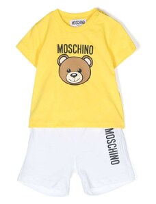 MOSCHINO KIDS Completobianco/gialloTeddy Bear neonato