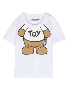 MOSCHINO KIDS T-shirt bianca Teddy bear Toy neonato