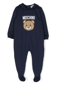 MOSCHINO KIDS Tutina blu neonato Teddy bear
