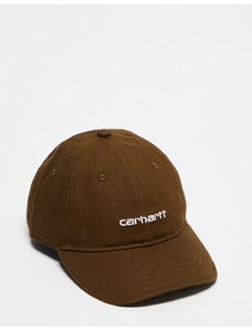 Carhartt WIP - Cappellino marrone con scritta