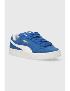 Puma sneakers in pelle Suede XL colore blu navy 395205 396402