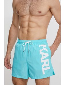 Karl Lagerfeld pantaloncini da bagno colore blu