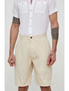 Barbour pantaloncini in cotone Essentials colore beige MST0023